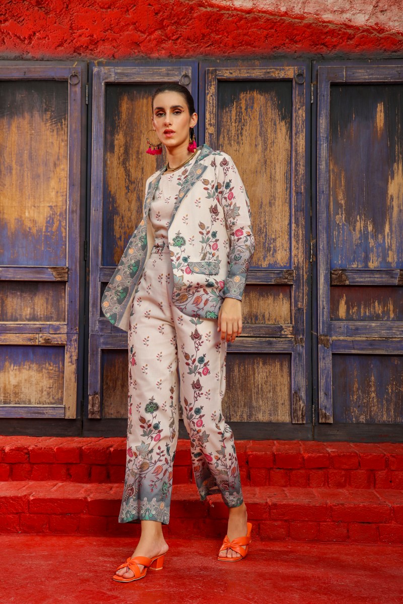 Stylish Multi-printed Coord Set