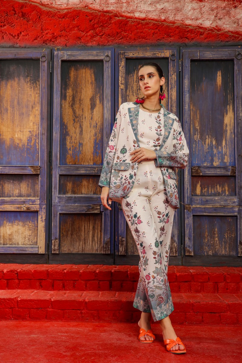 Stylish Multi-printed Coord Set