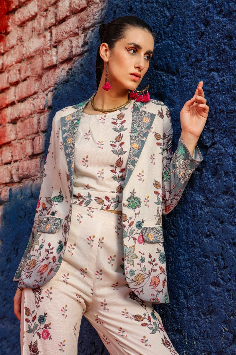 Stylish Multi-printed Coord Set