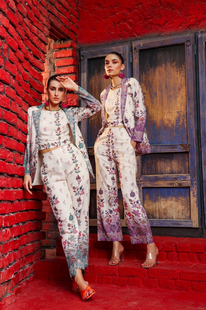 Stylish Multi-printed Coord Set
