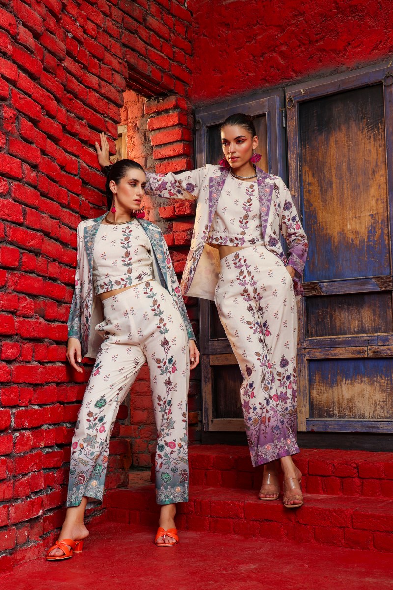 Stylish Multi-printed Coord Set