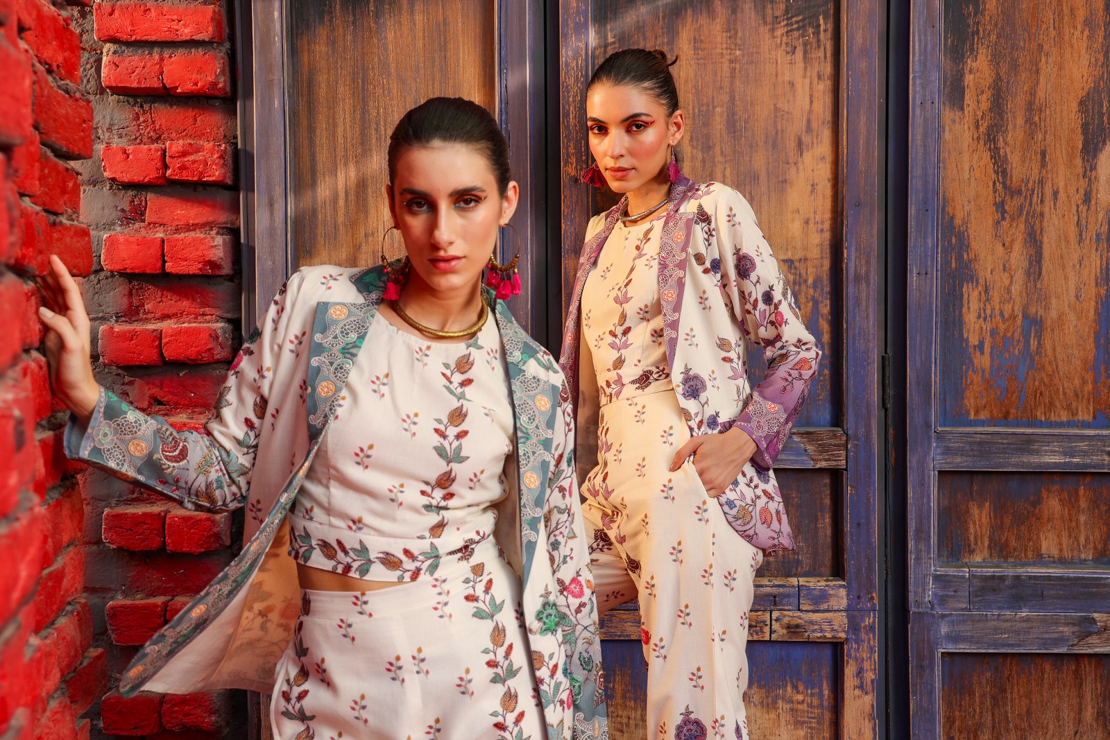Stylish Multi-printed Coord Set