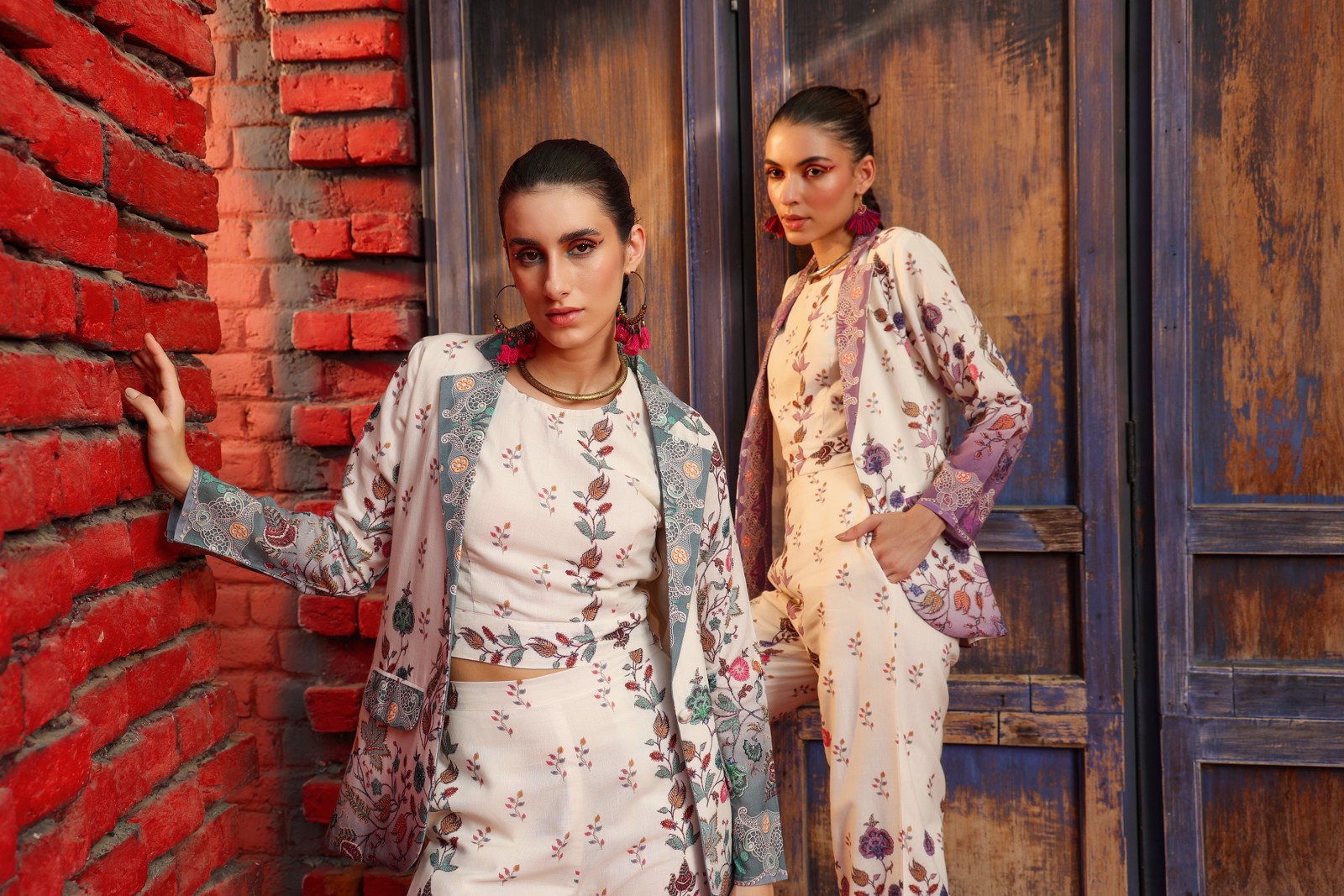 Stylish Multi-printed Coord Set