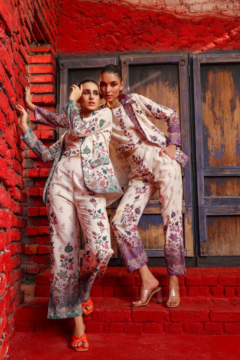 Stylish Multi-printed Coord Set