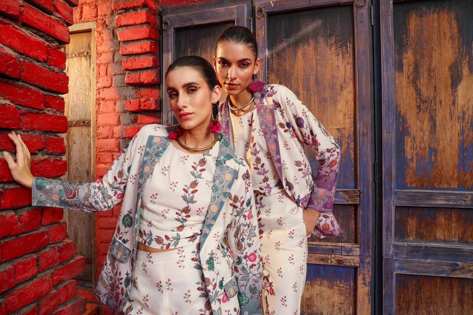 Stylish Multi-printed Coord Set