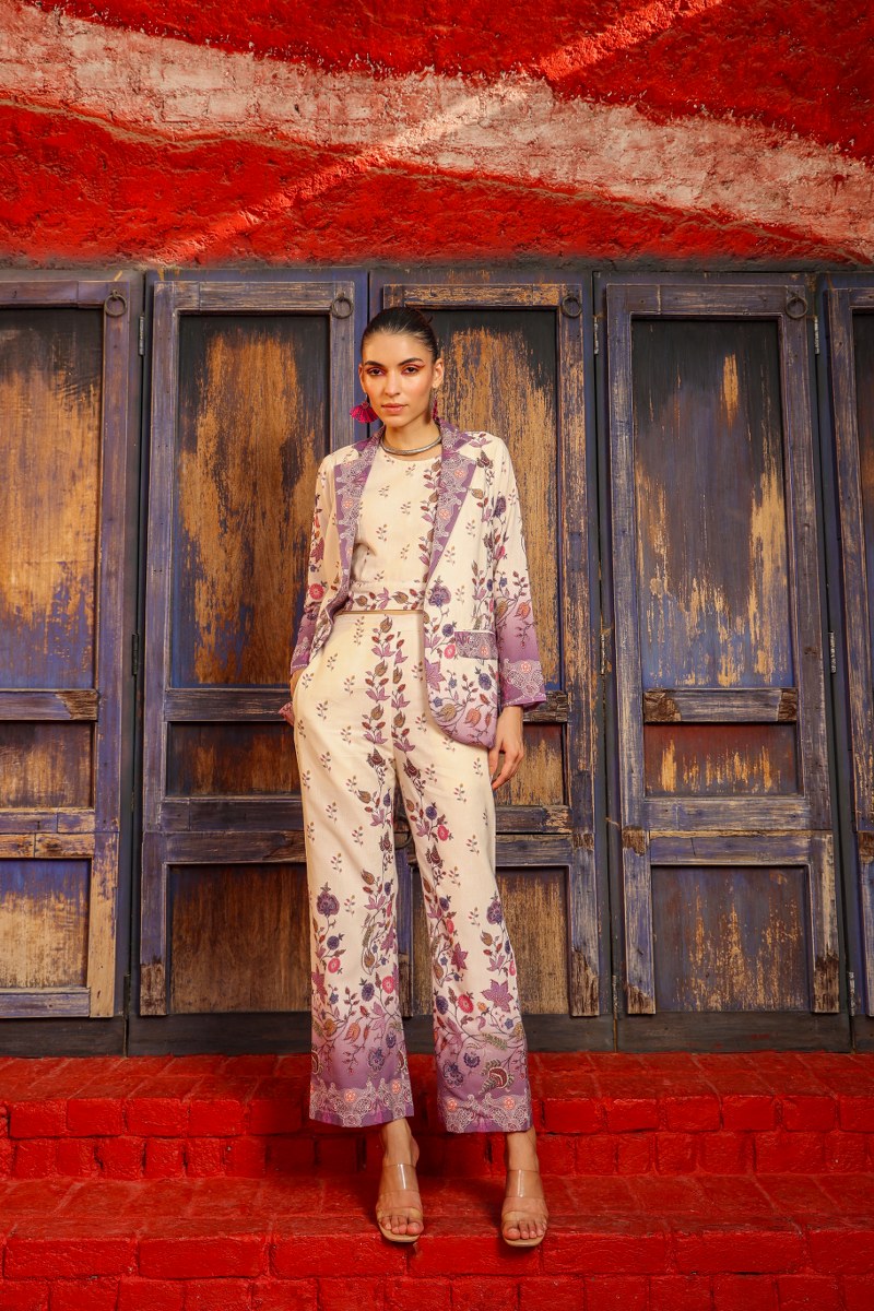 Stylish Multi-printed Coord Set
