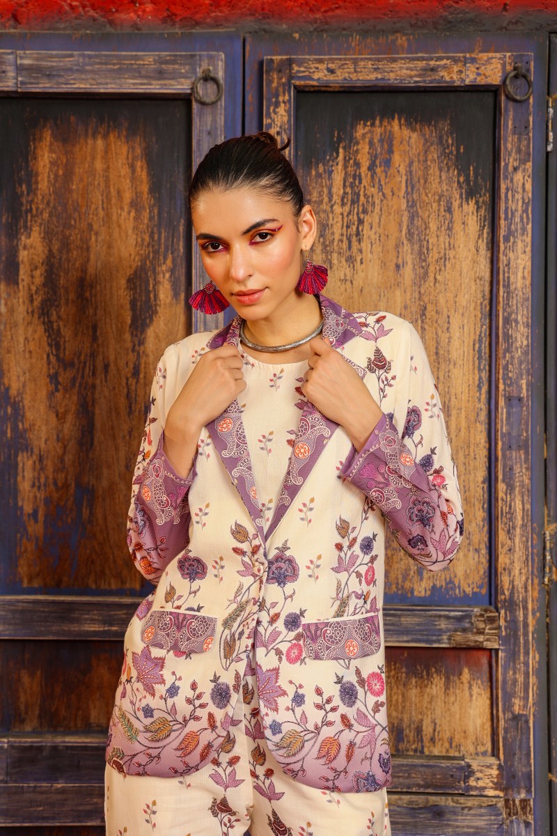 Stylish Multi-printed Coord Set