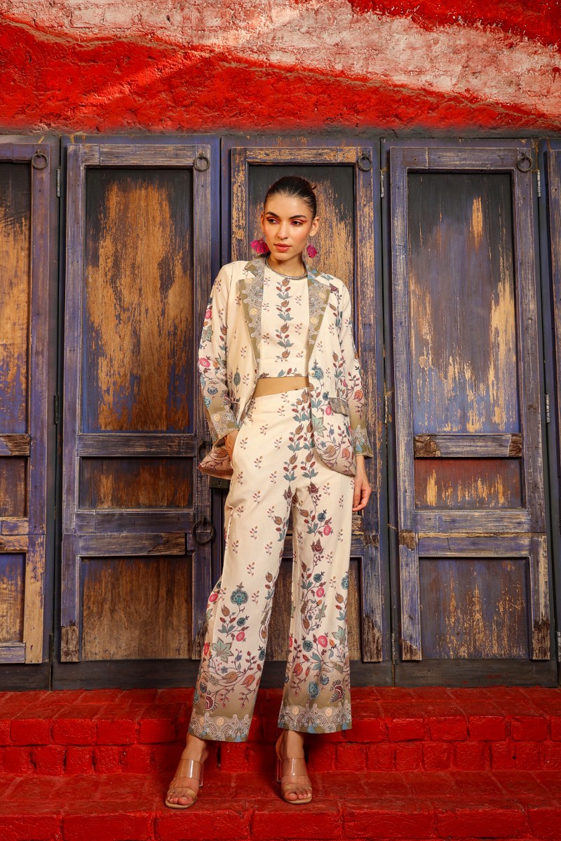 Stylish Multi-printed Coord Set