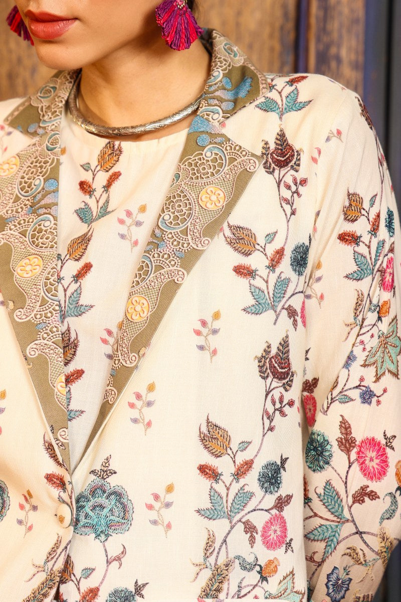 Stylish Multi-printed Coord Set