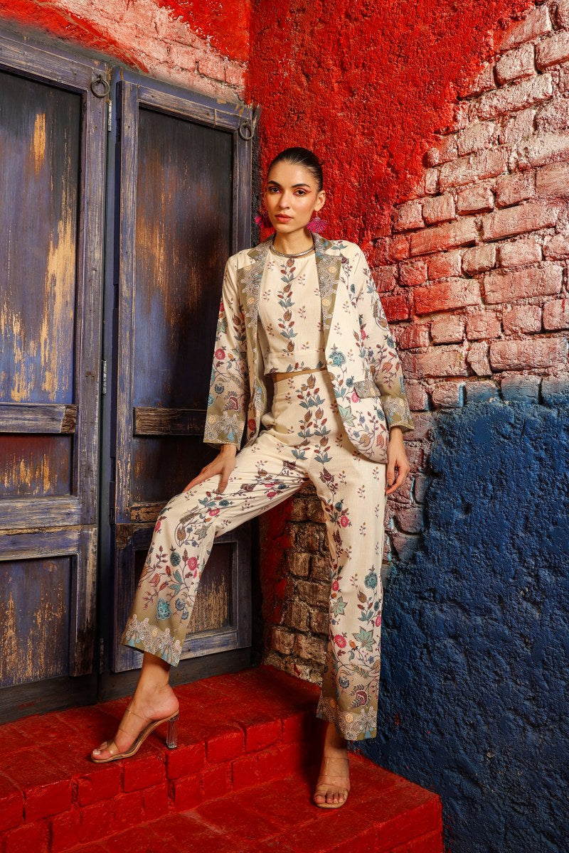 Stylish Multi-printed Coord Set