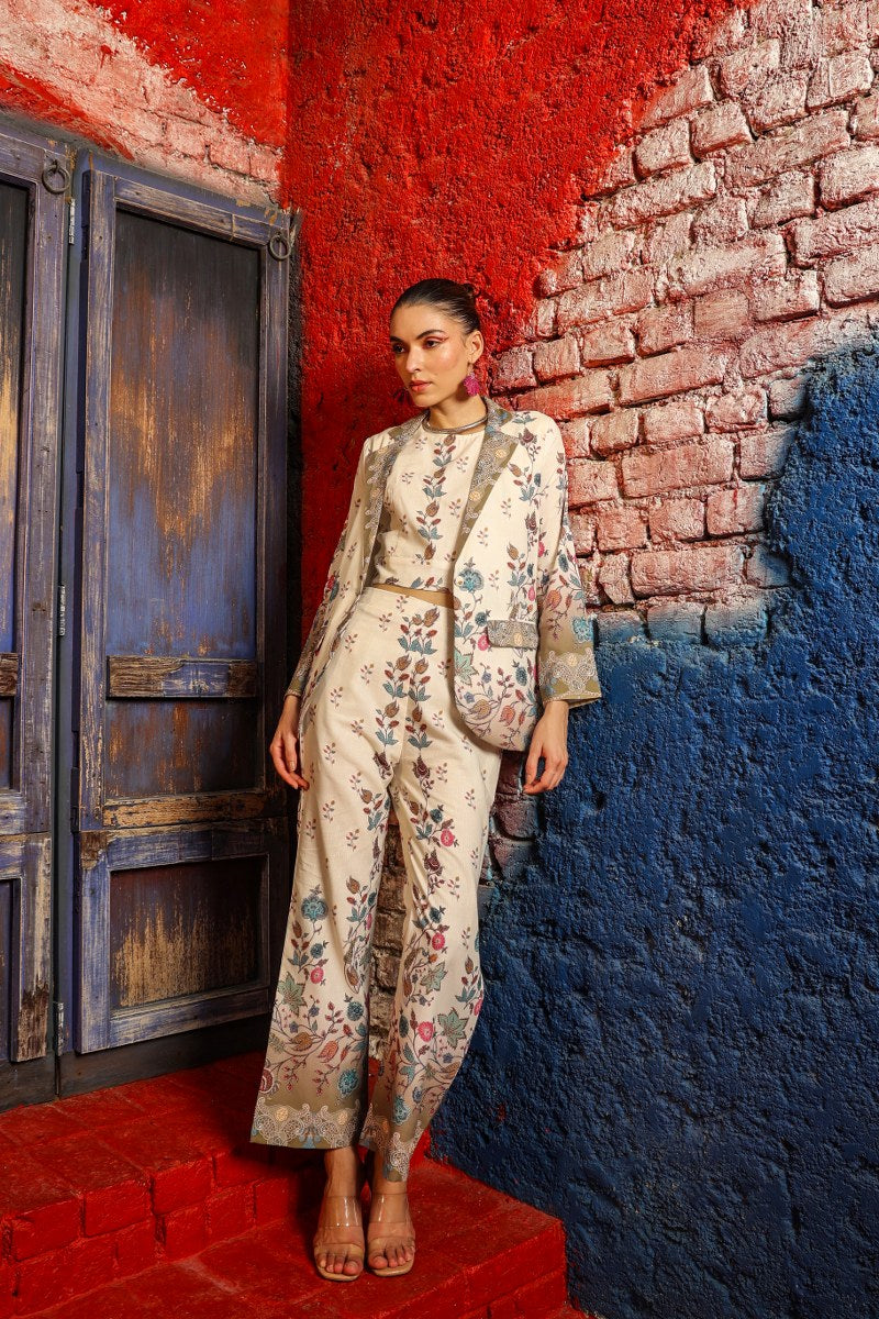 Stylish Multi-printed Coord Set