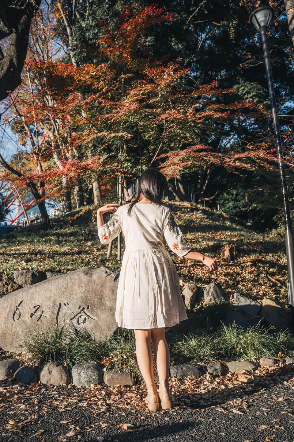 boho embroidered cotton short dress