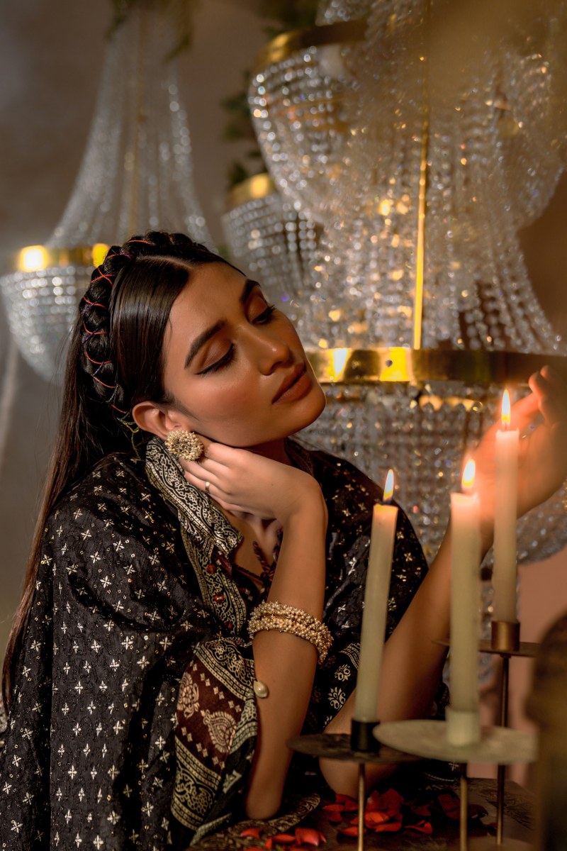 Solid Serenity Chinon Sharara Set🤩