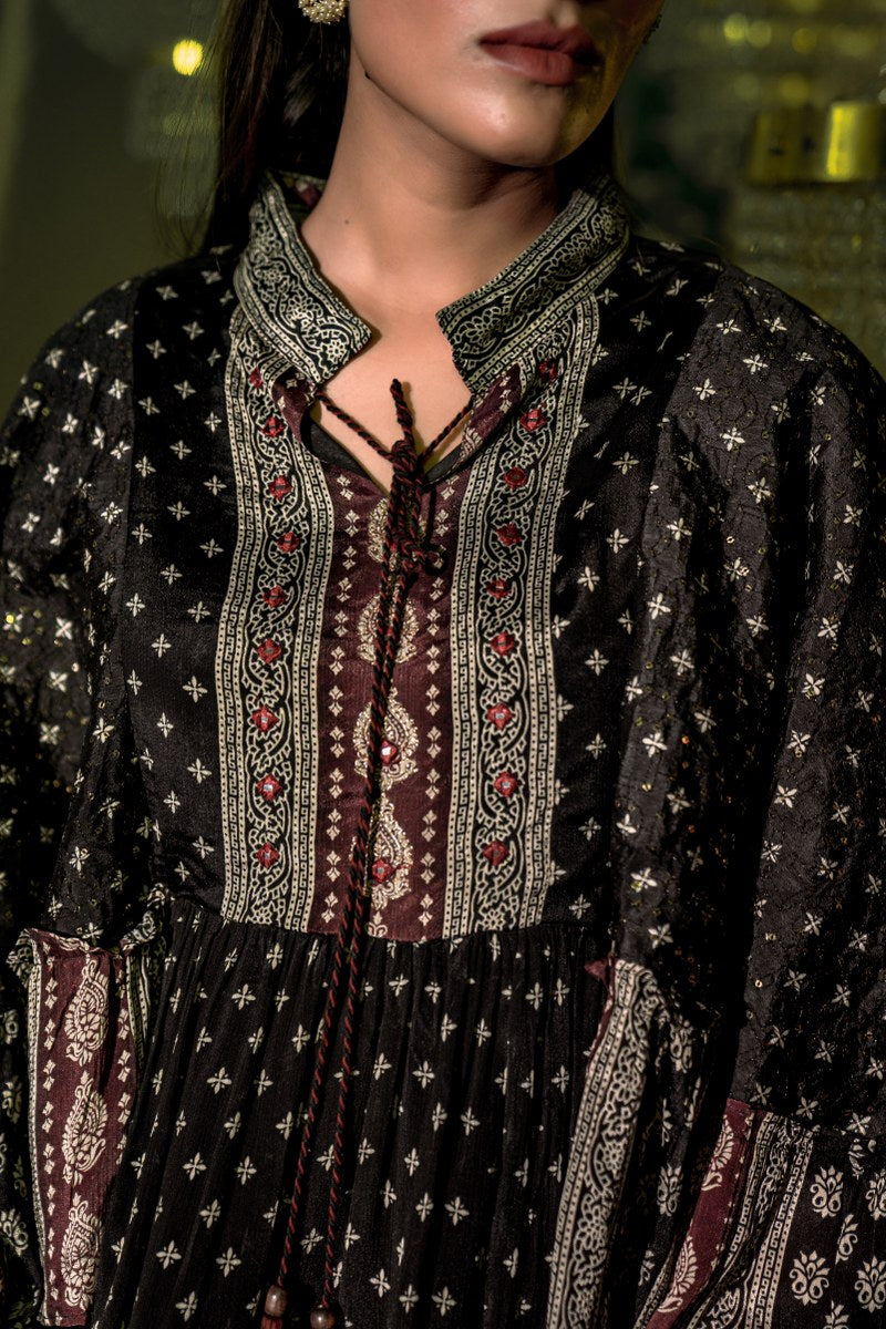 Solid Serenity Chinon Sharara Set🤩