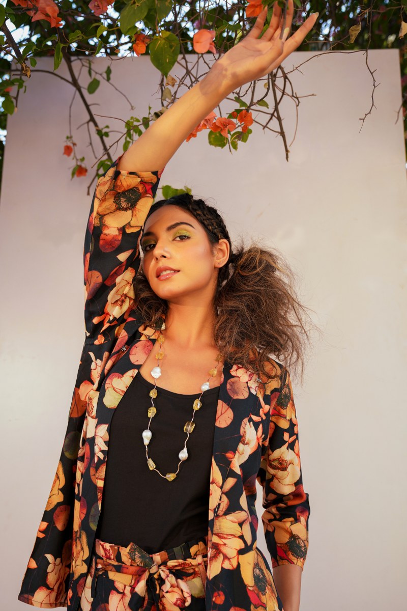 Fabulous Flora Print Rayon Coord Set😍