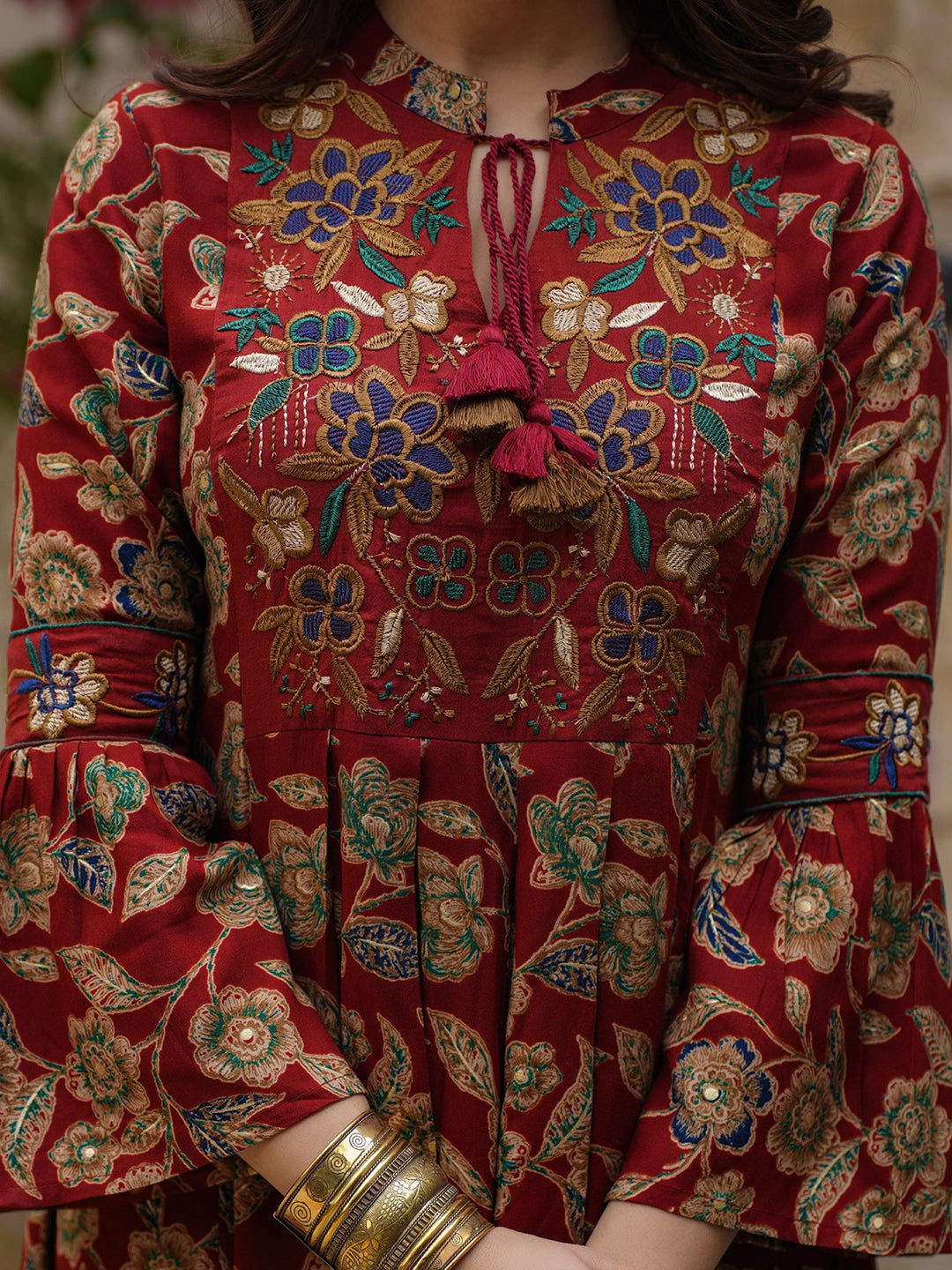 whimsical waves rayon printed short dress