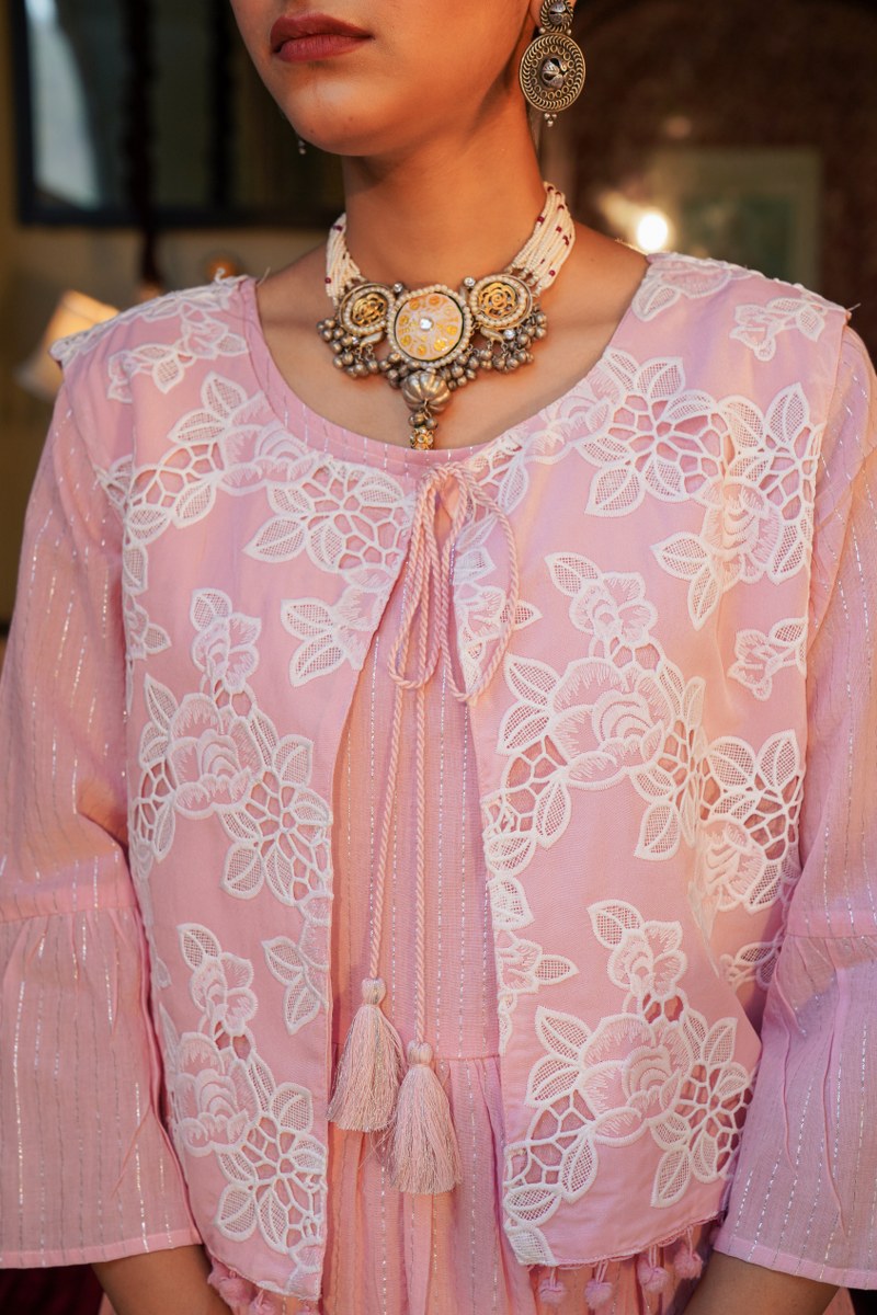 Stylish Pink Long gown