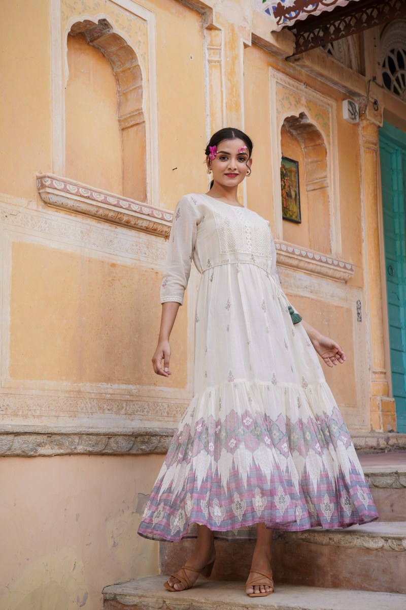 Impressive 3 Color Gown