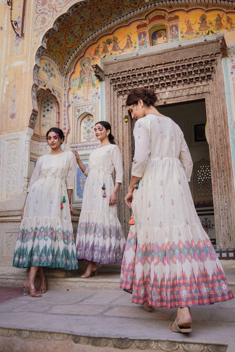 Impressive 3 Color Gown