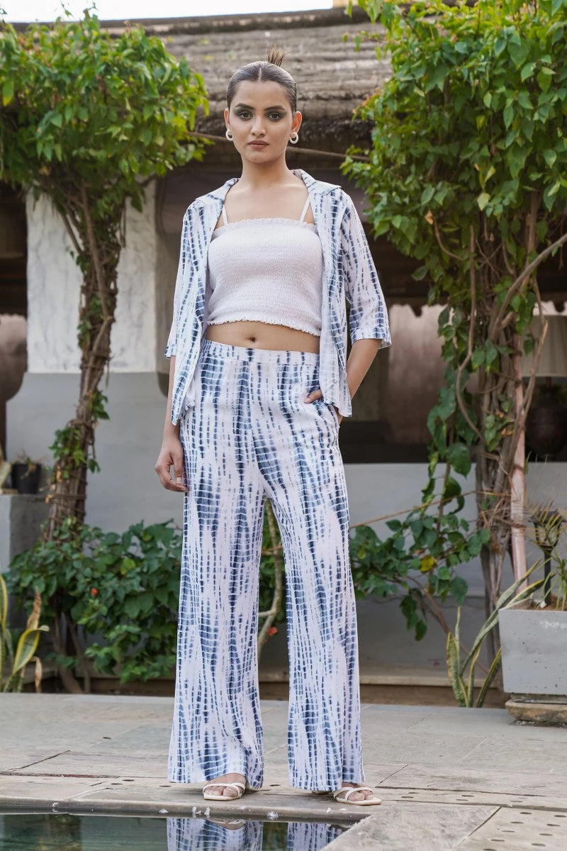 Snowy Trio Three-Piece Co-ord.White Coord Set