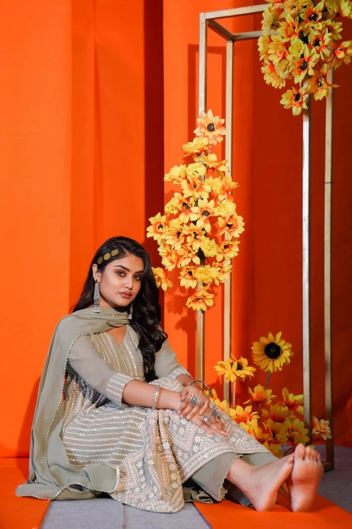 The Classy Georgette Suit