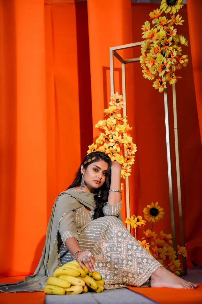 The Classy Georgette Suit