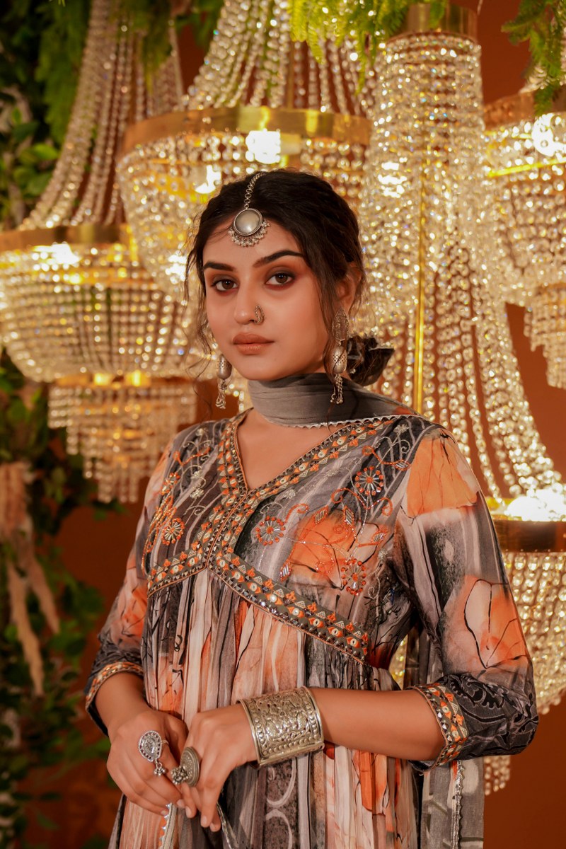 Marvelous Chinon Sharara Set
