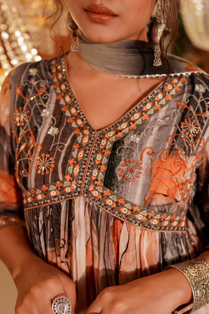 Marvelous Chinon Sharara Set