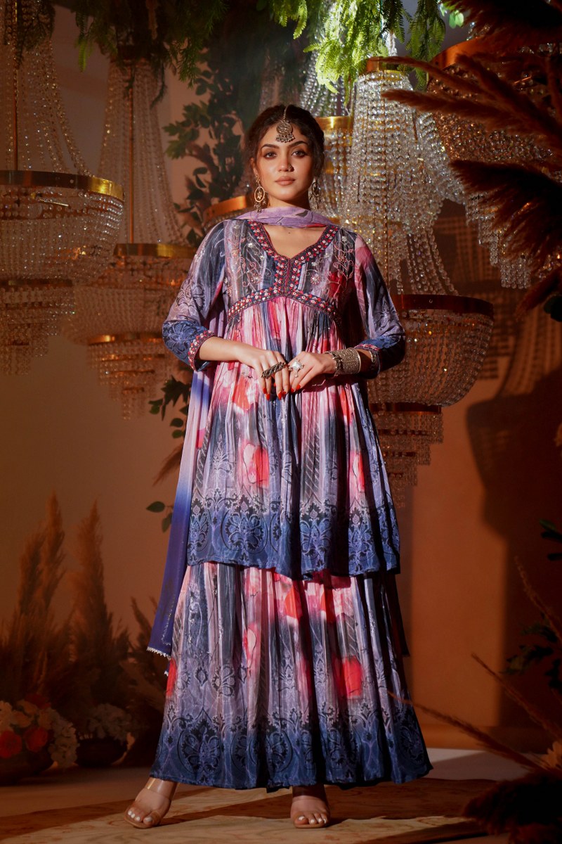 Classy Chinon Sharara Set👑