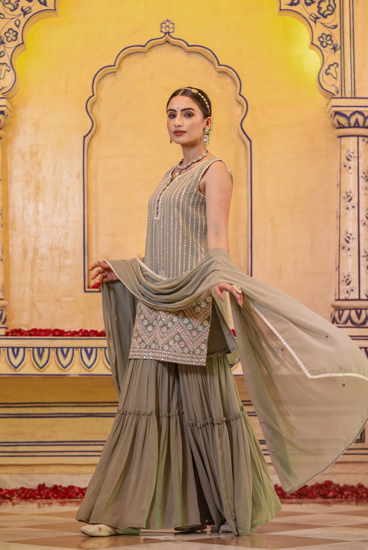 Elegant Festive sharara