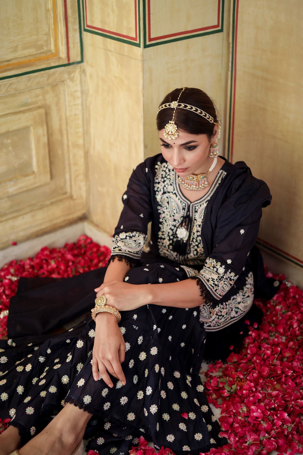 The Space Blue Chanderi