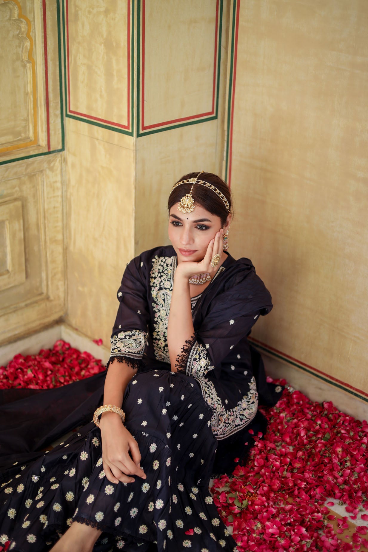 The Space Blue Chanderi