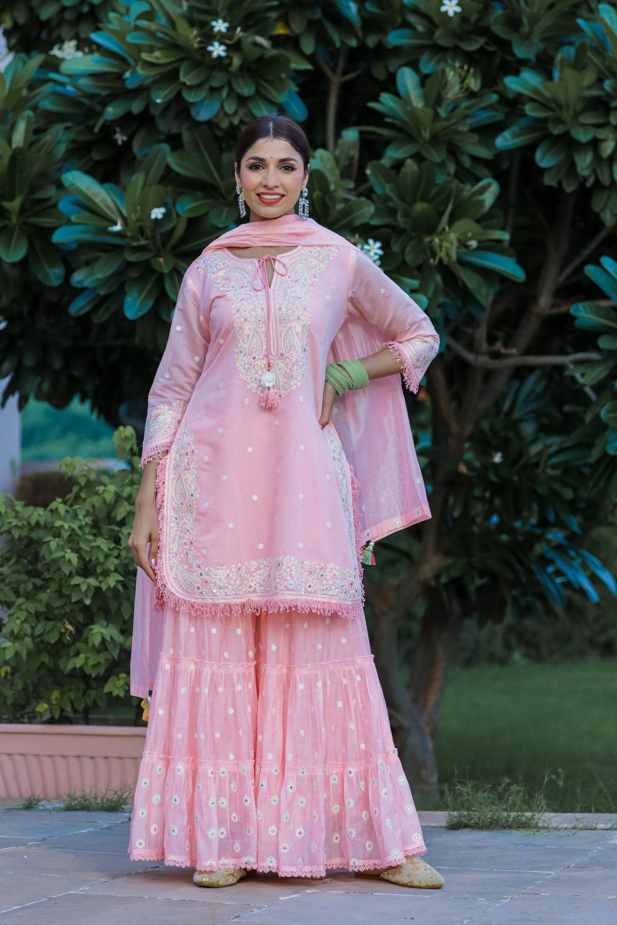 The Pink Chanderi