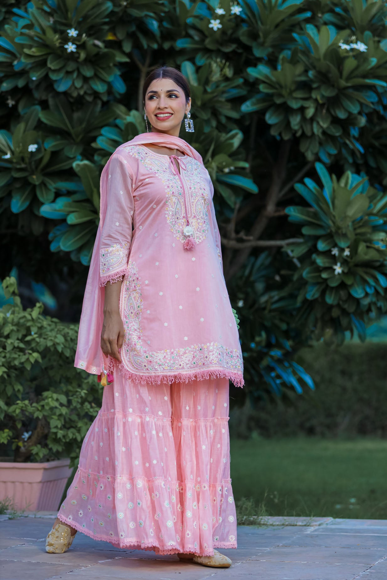 The Pink Chanderi