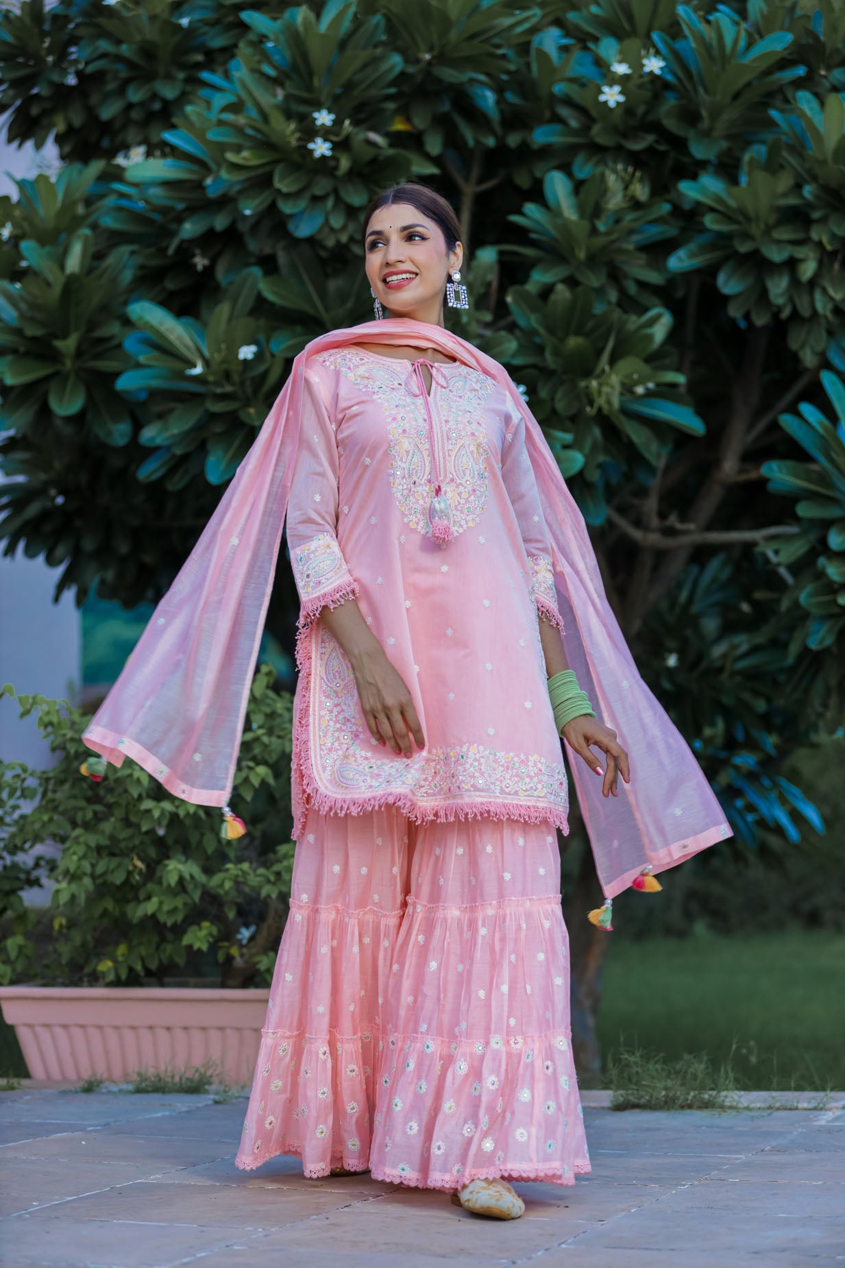 The Pink Chanderi
