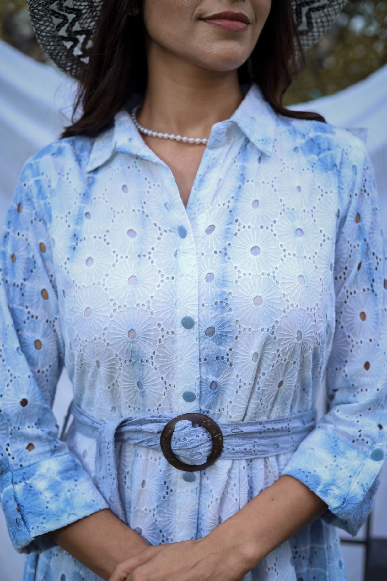 Blue Marblish Middi