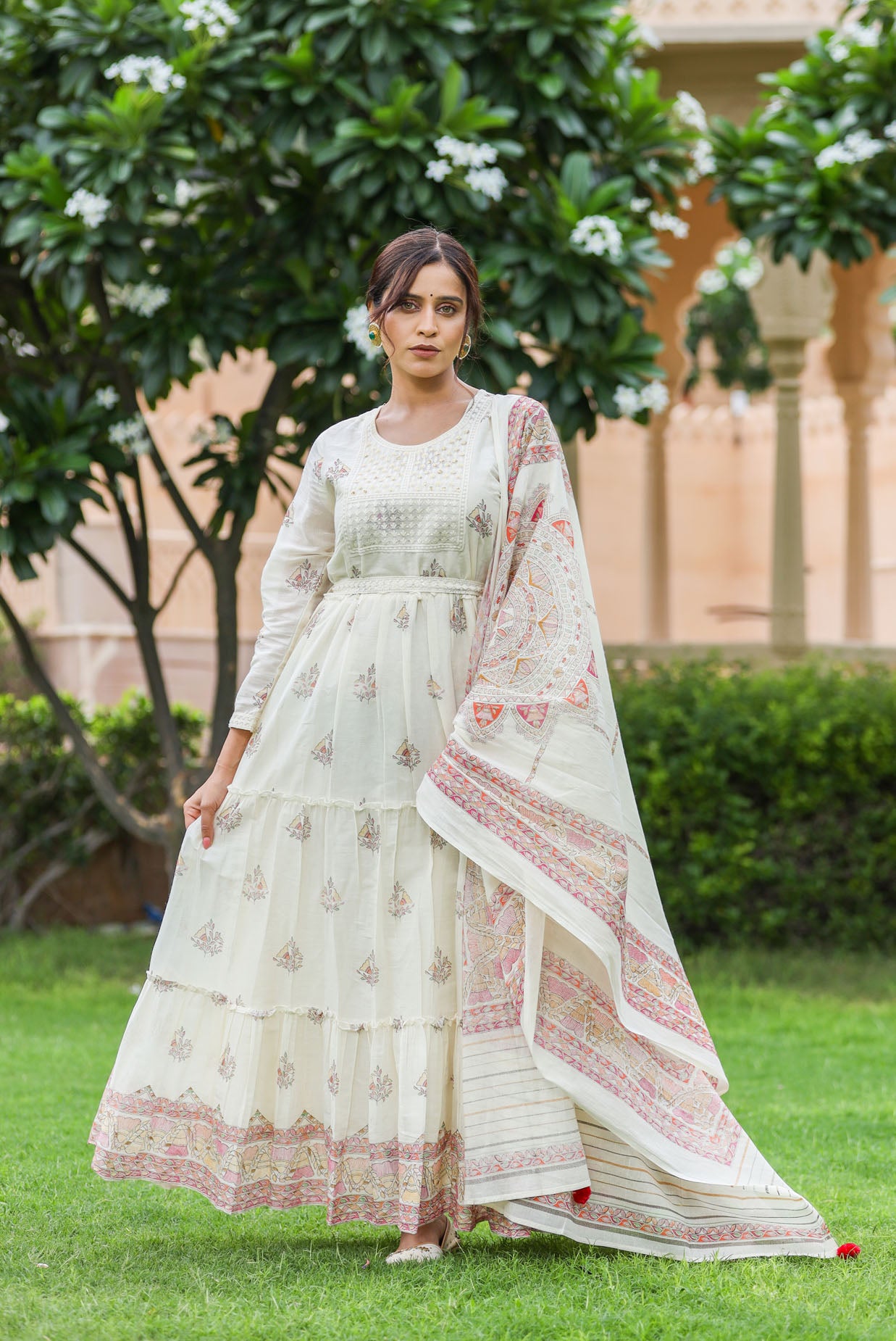 Printed Long Dress
