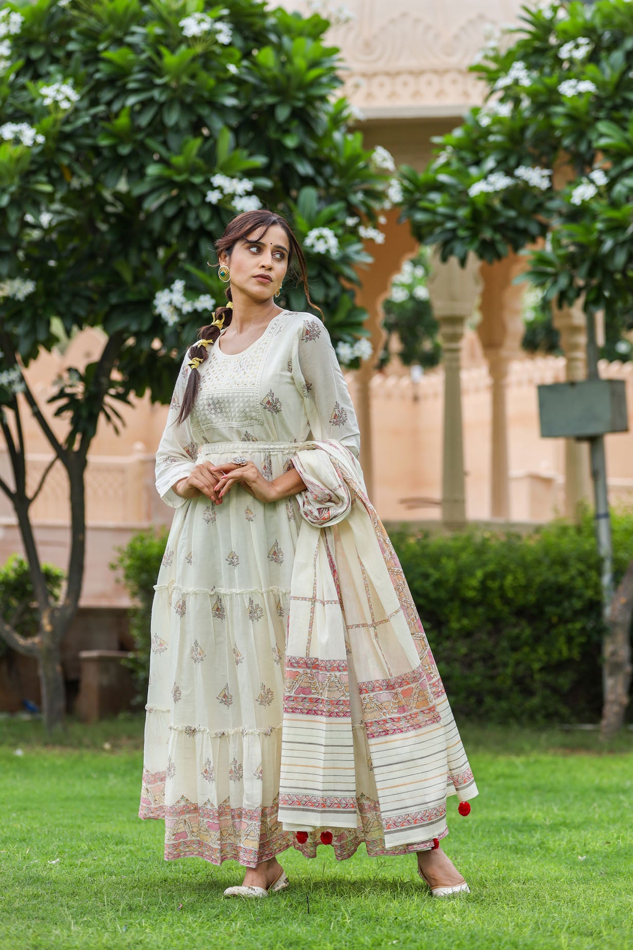 Printed Long Dress