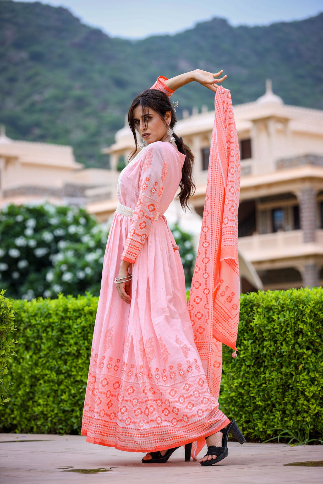 Beautiful PinkLong Dress