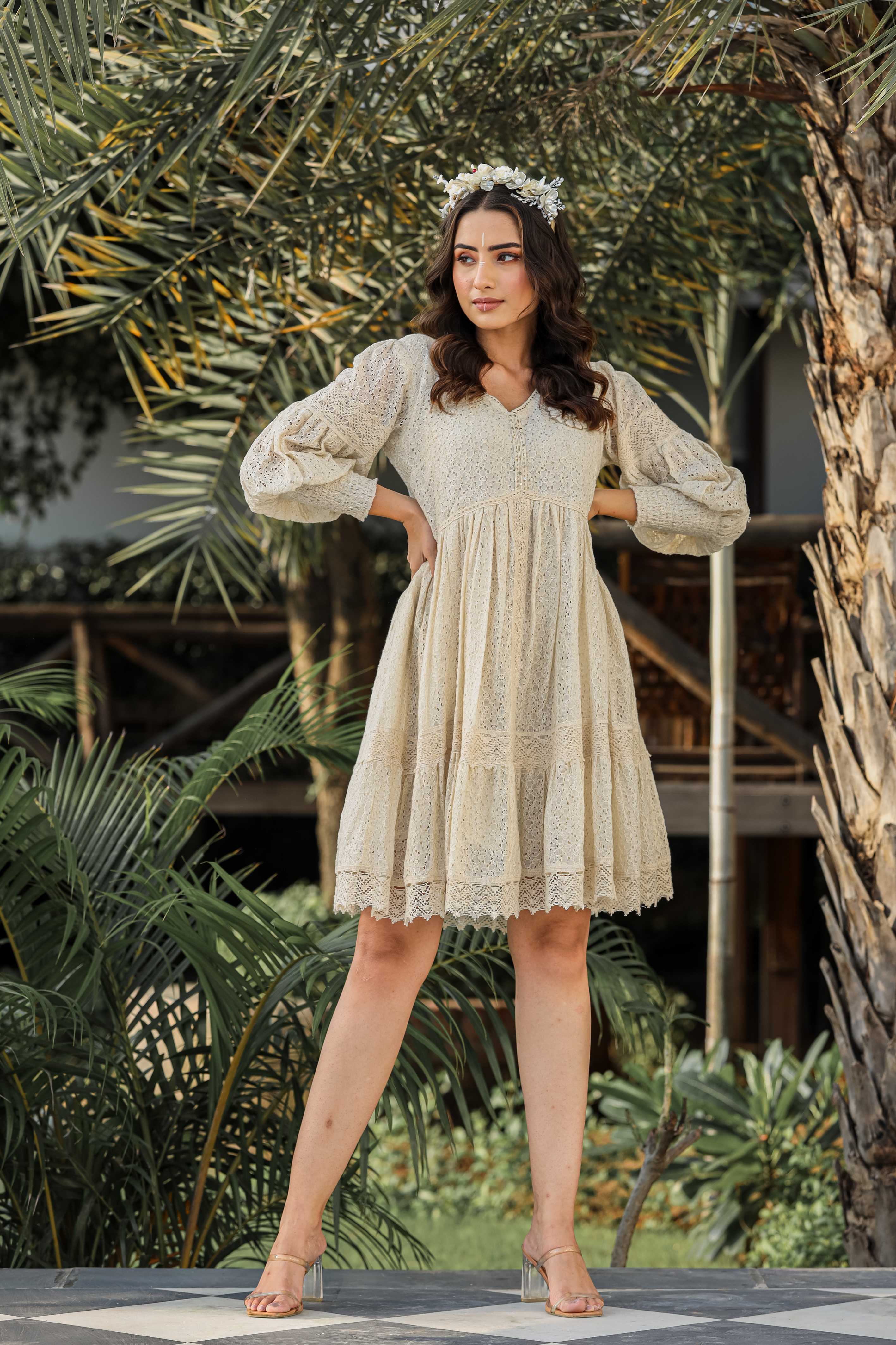 Pretty Loving A-line Off white Dress