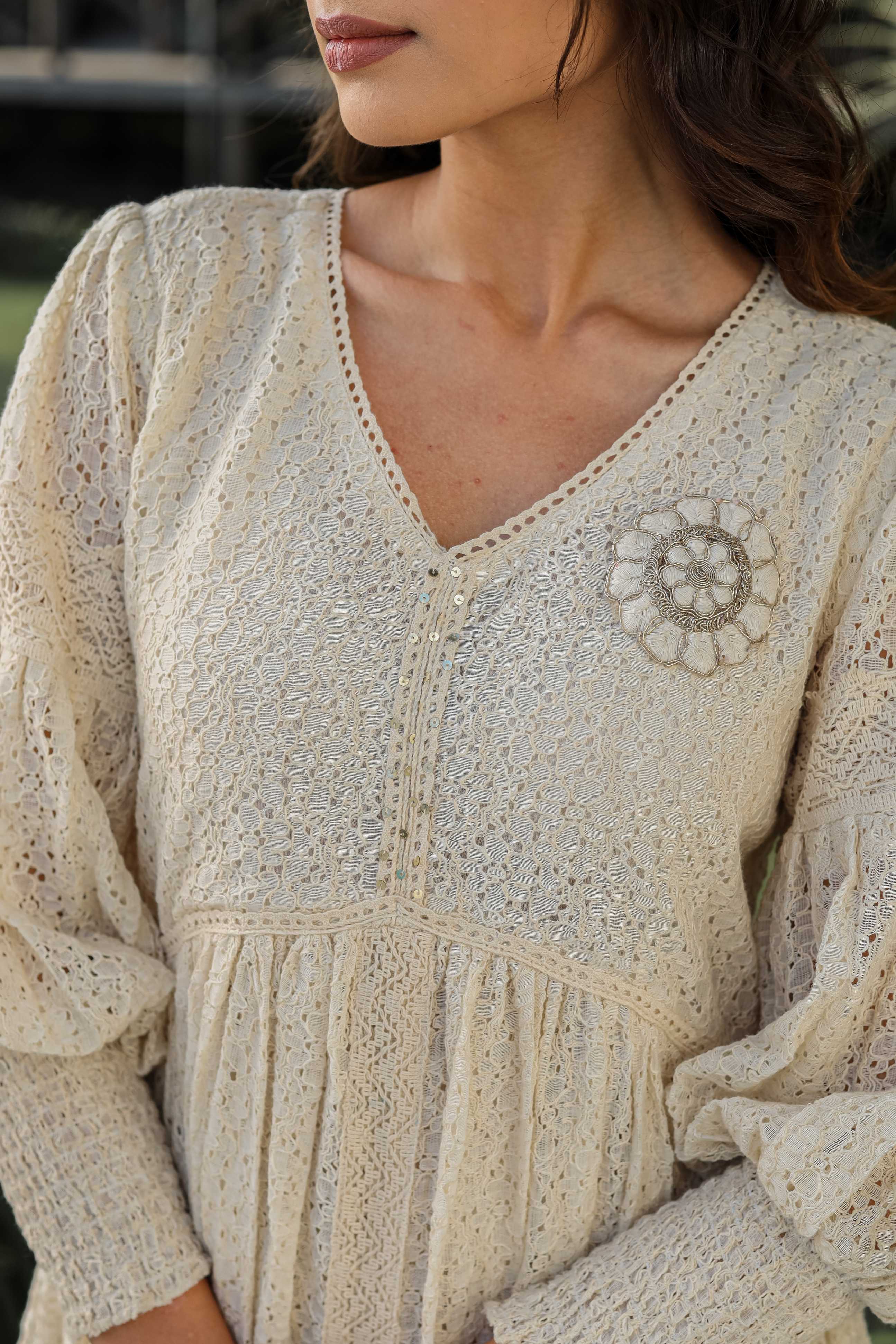 Pretty Loving A-line Off white Dress