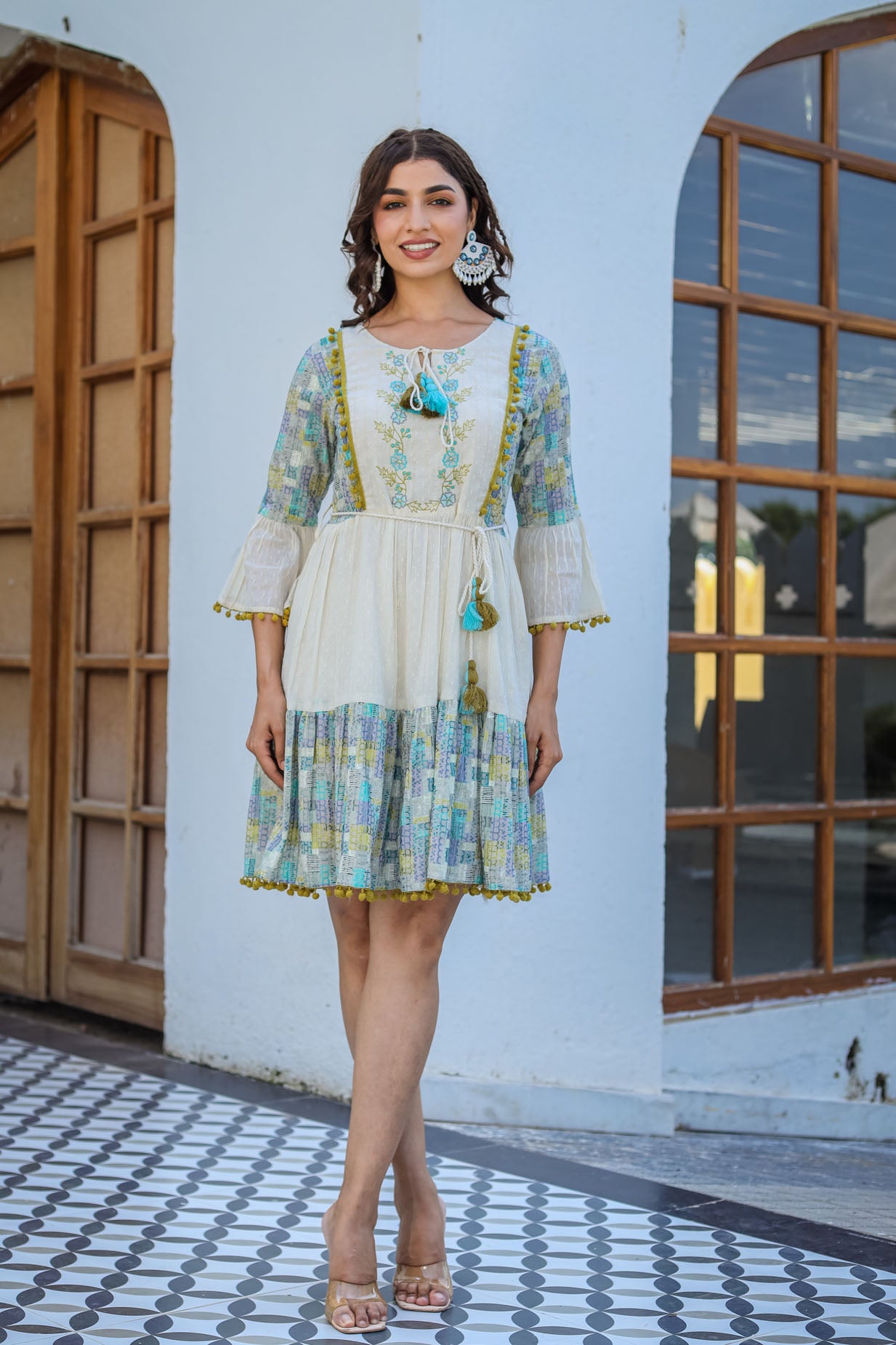 Cambric Short Dress