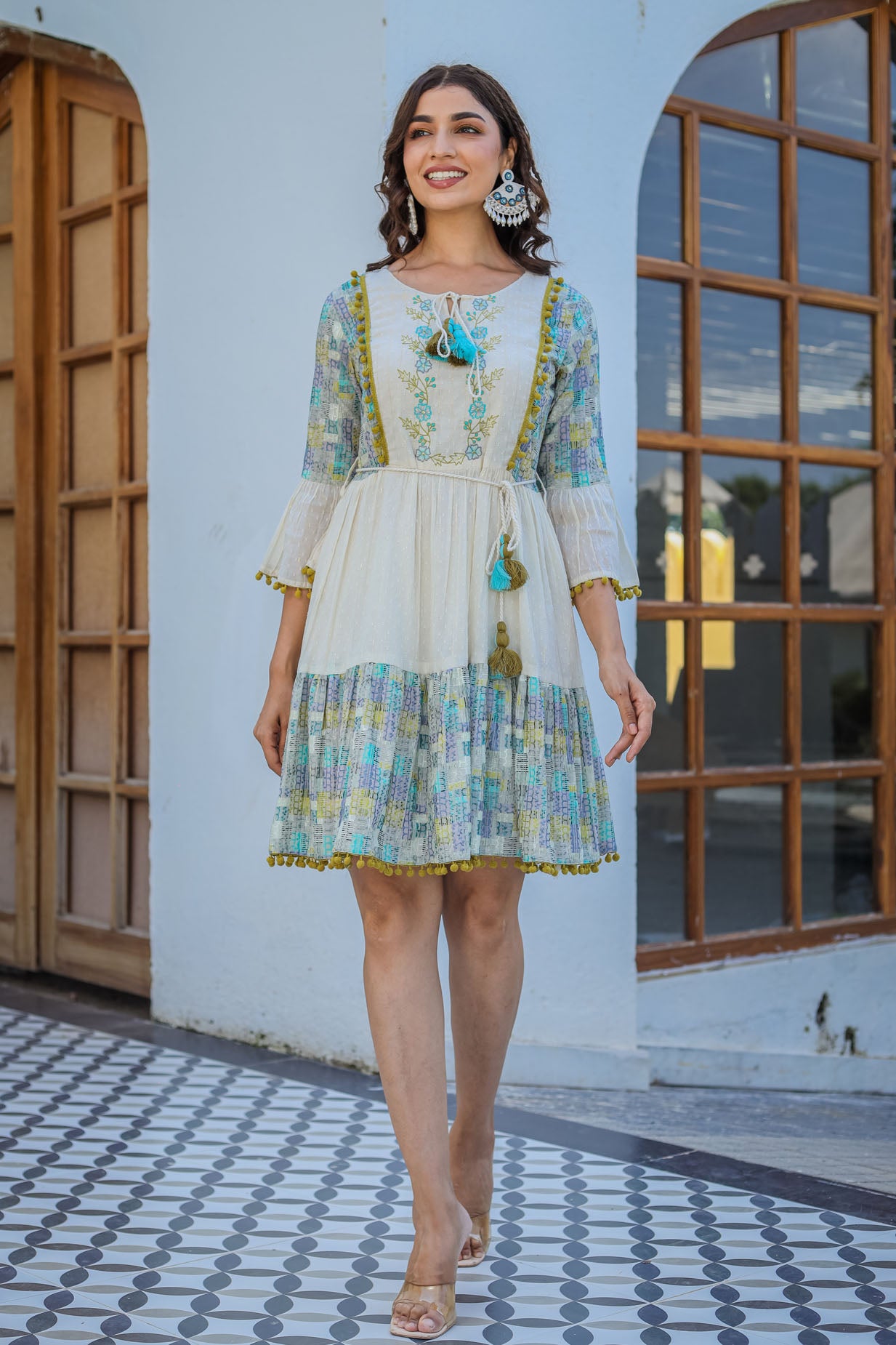 Cambric Short Dress