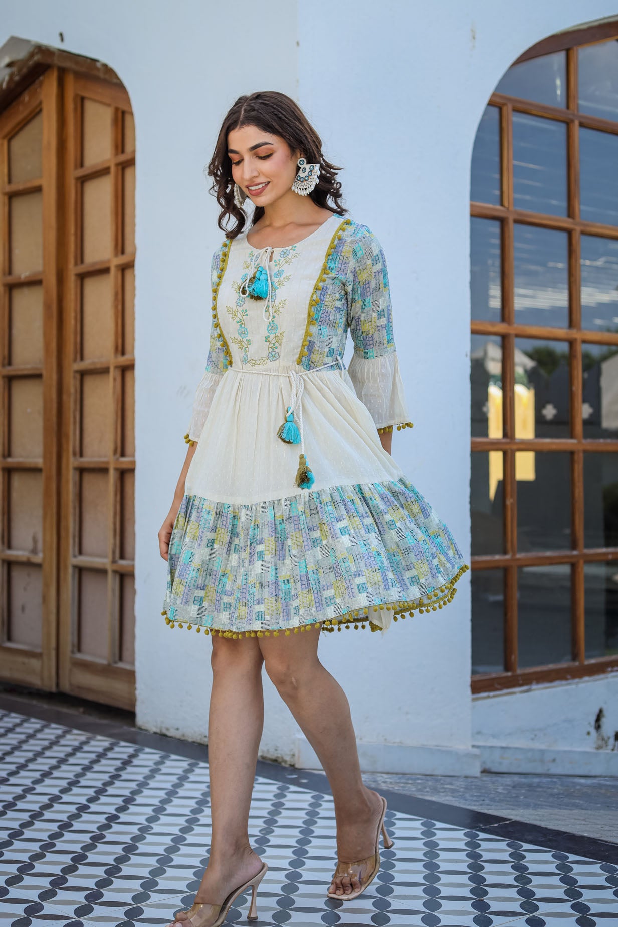 Cambric Short Dress