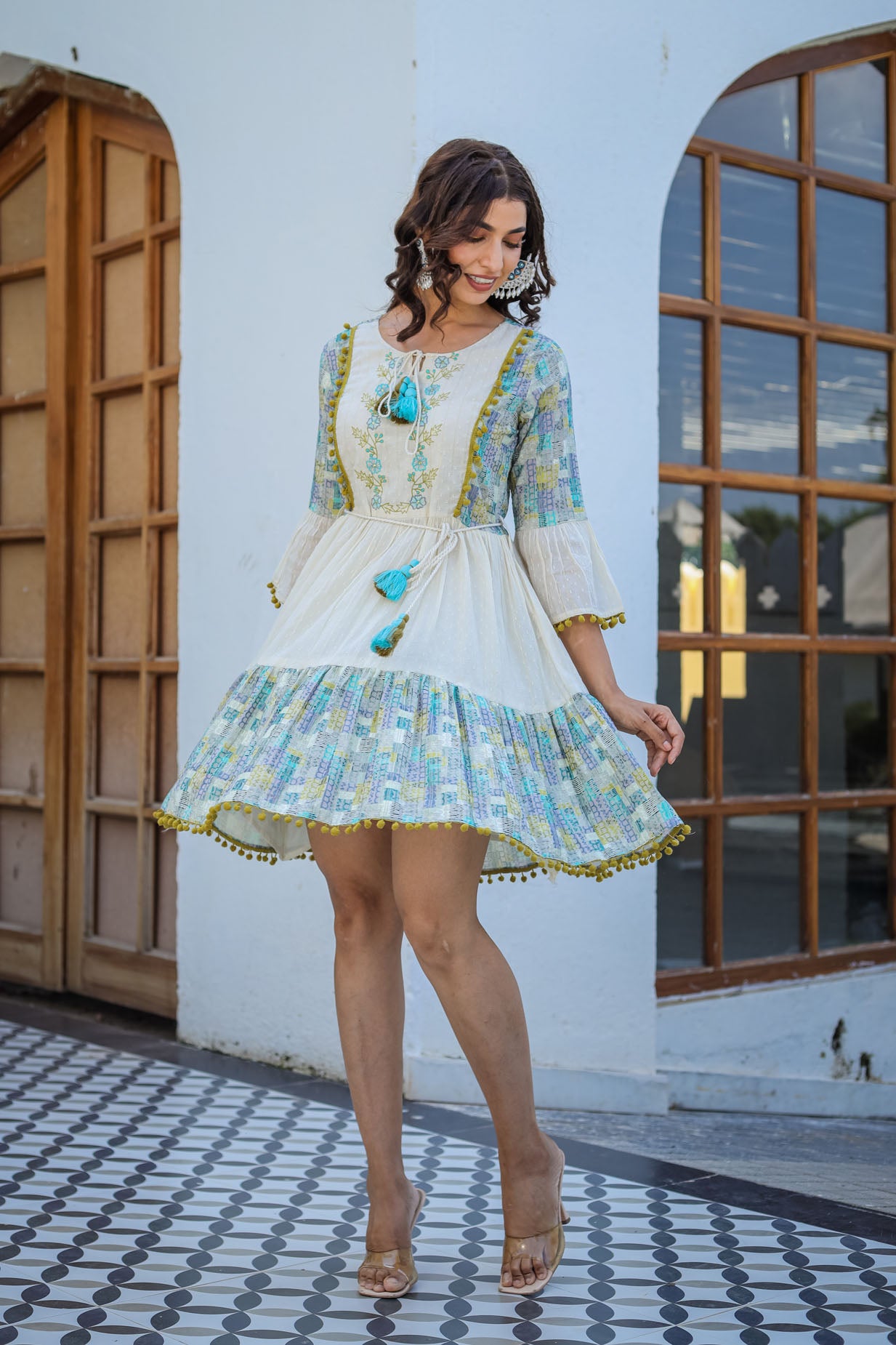 Cambric Short Dress