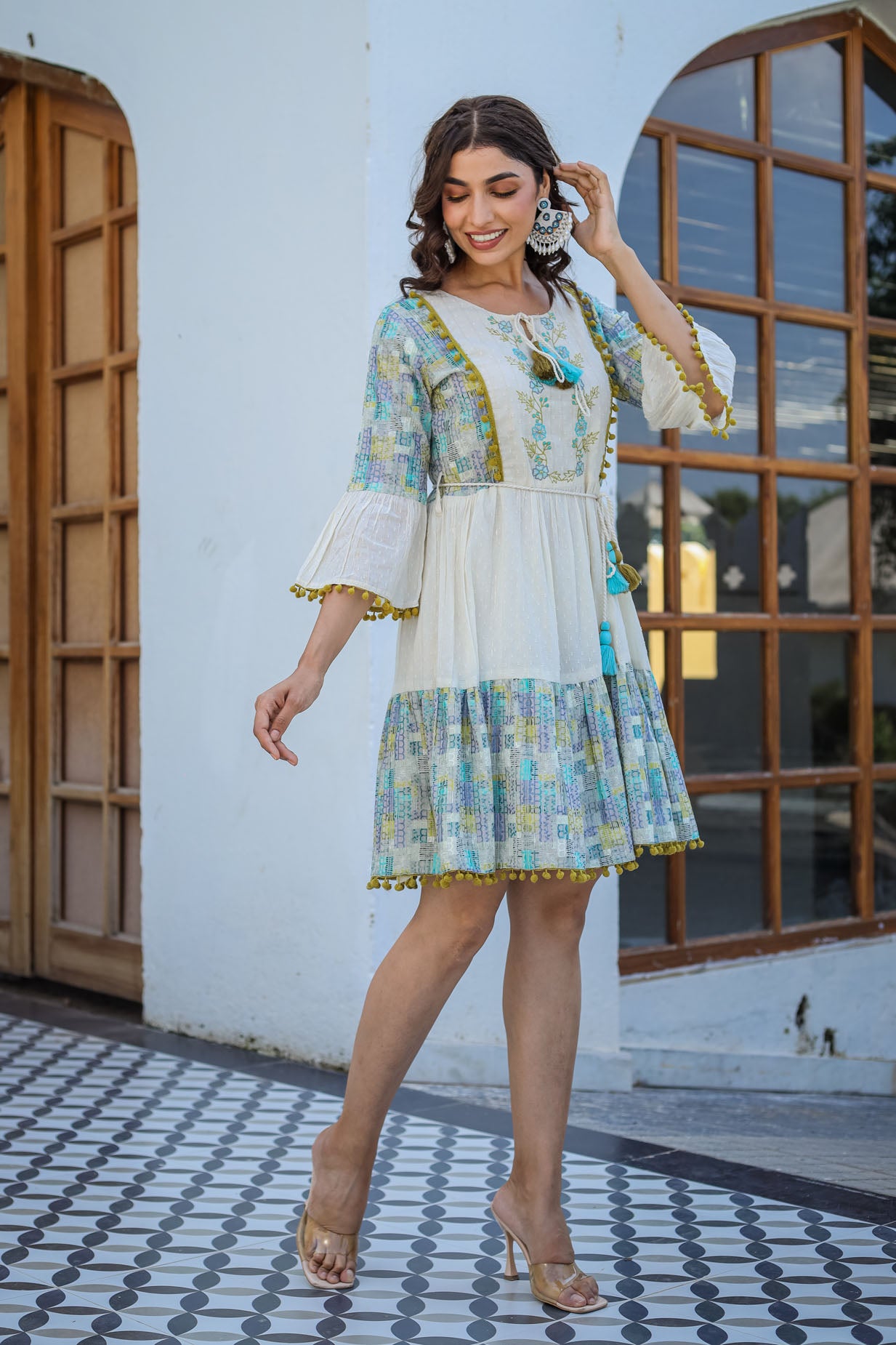 Cambric Short Dress