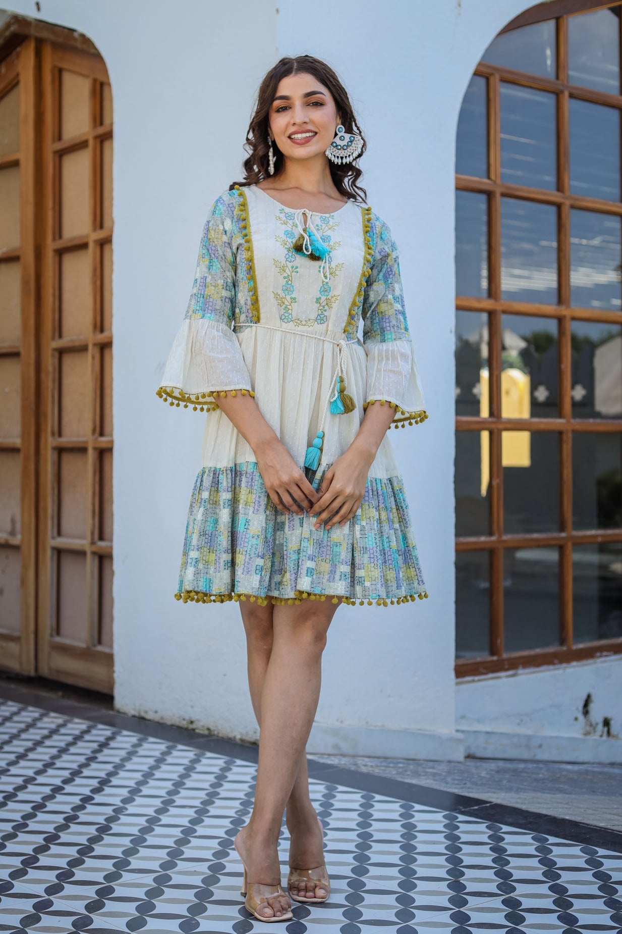 Cambric Short Dress