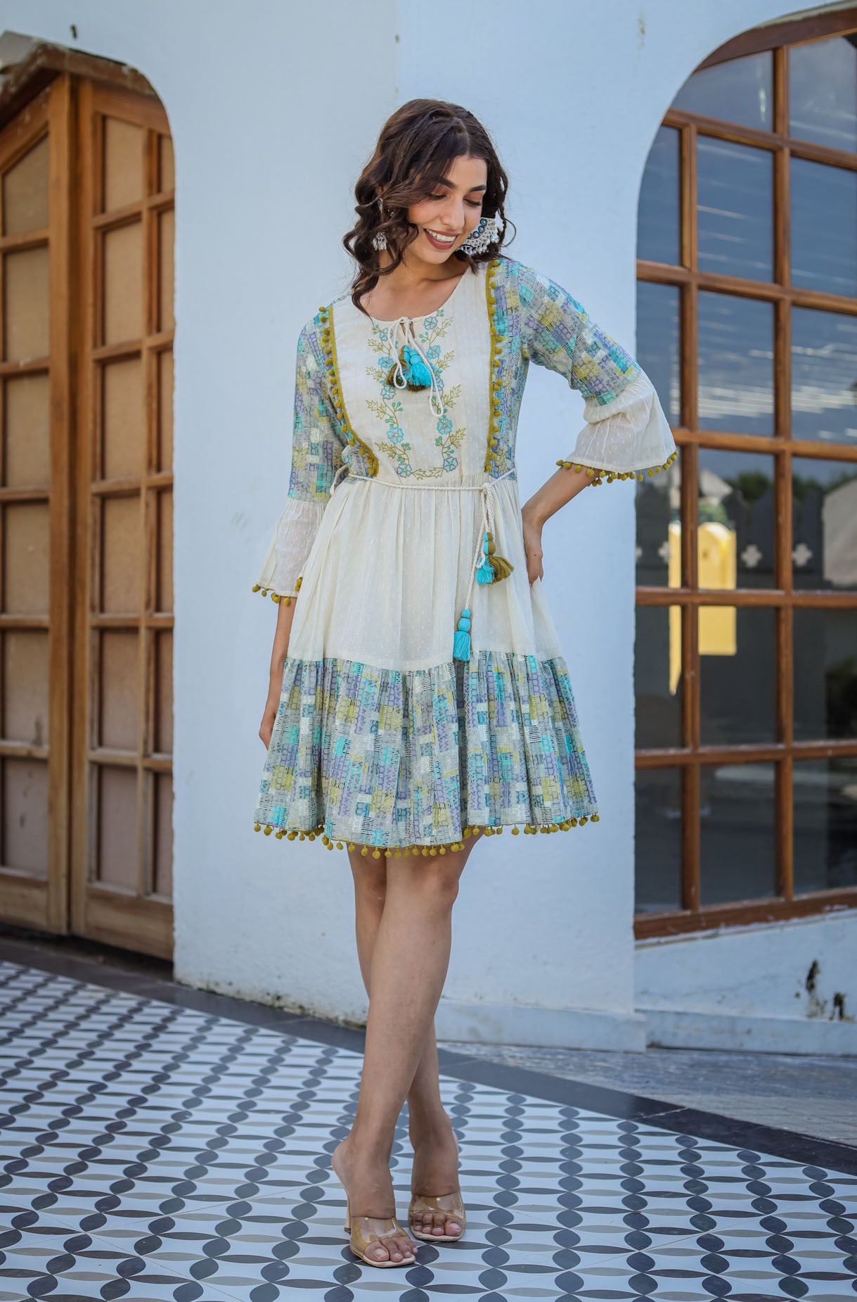 Cambric Short Dress