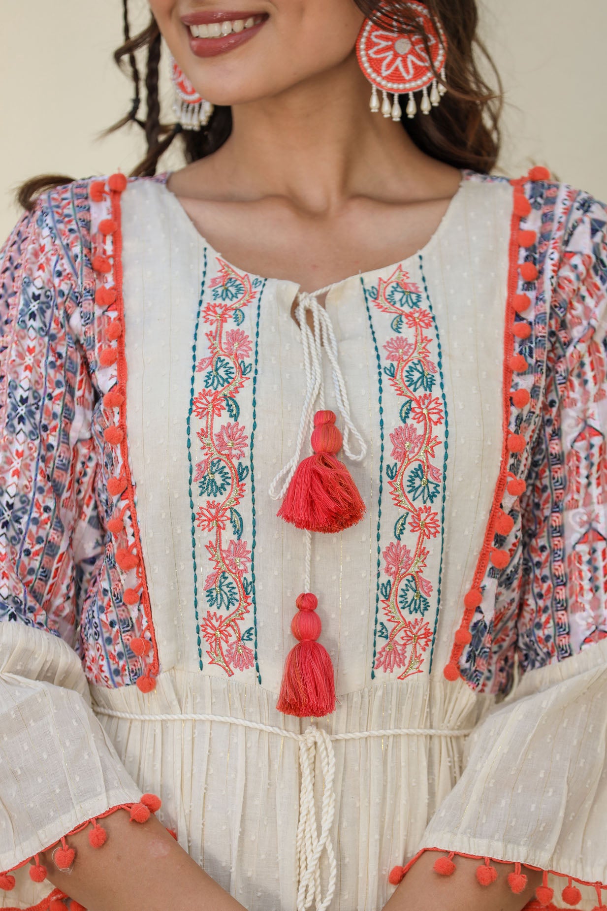Mouch-Pouch Print Short Dress