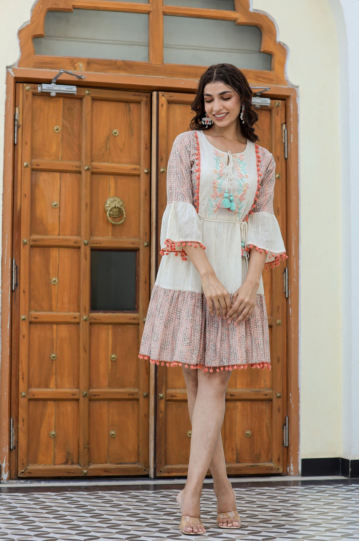 Cambric Short Dress